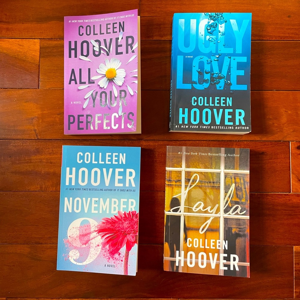 Colleen Hoover books in excellent condition. They are all paperback.
